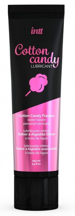 Интимный гель на водной основе Cotton Candy Lubricant - 100 мл. - INTT - купить с доставкой в Рязани