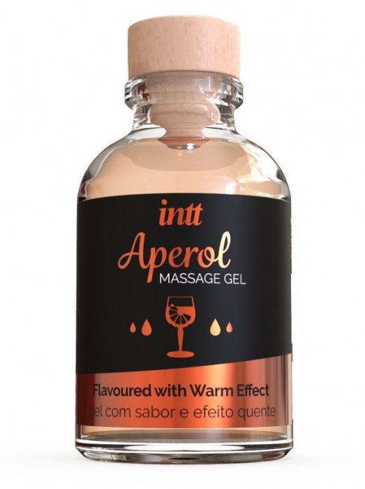 Массажный гель с согревающим эффектом Aperol - 30 мл. - INTT - купить с доставкой в Рязани