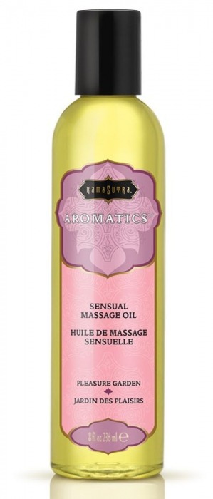 Массажное масло с цветочным ароматом Pleasure Garden - 236 мл. - Kama Sutra - купить с доставкой в Рязани