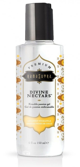 Гель-лубрикант на водной основе Divine Nectars Vanilla с ароматом ванили - 150 мл. - Kama Sutra - купить с доставкой в Рязани