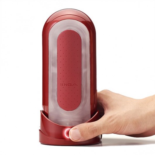Красный мастурбатор Flip Zero Red   Warmer с подогревом - Tenga - в Рязани купить с доставкой