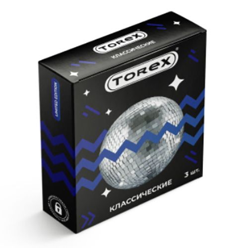 Гладкие презервативы Torex Party  Классические  - 3 шт. - Torex - купить с доставкой в Рязани