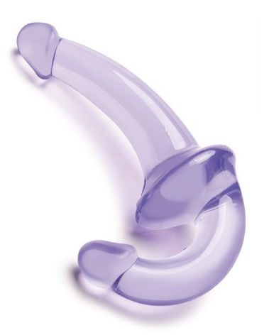 Фиолетовый безремневой страпон Strapless Strap-On - Lux Fetish - купить с доставкой в Рязани