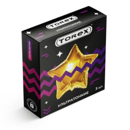 Презервативы Torex Party  Ультратонкие  - 3 шт. - Torex - купить с доставкой в Рязани