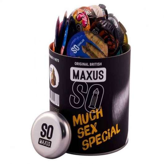Текстурированные презервативы в кейсе MAXUS So Much Sex - 100 шт. - Maxus - купить с доставкой в Рязани