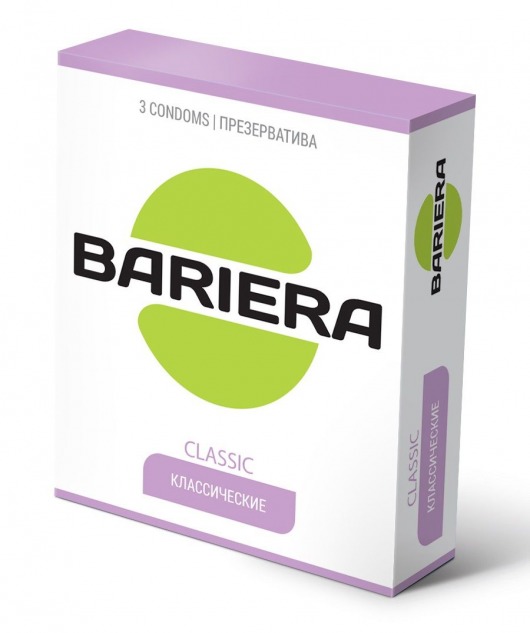 Классические презервативы Bariera Classic - 3 шт. - Bariera - купить с доставкой в Рязани