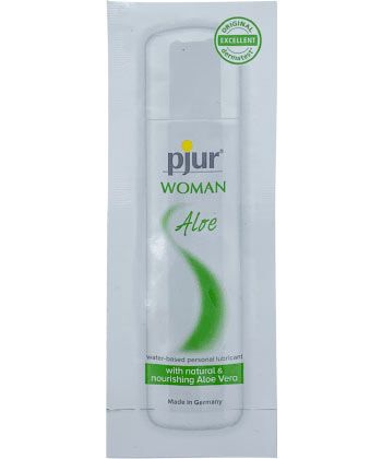 Лубрикант на водной основе pjur WOMAN Aloe - 2 мл. - Pjur - купить с доставкой в Рязани