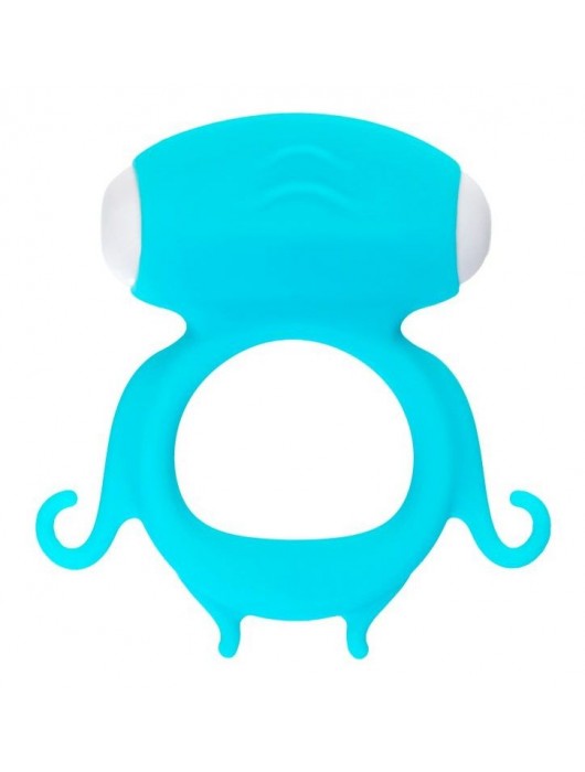 Голубое виброкольцо на пенис Sair - A-toys - в Рязани купить с доставкой