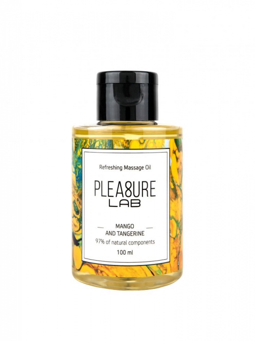 Массажное масло Pleasure Lab Refreshing с ароматом манго и мандарина - 100 мл. - Pleasure Lab - купить с доставкой в Рязани