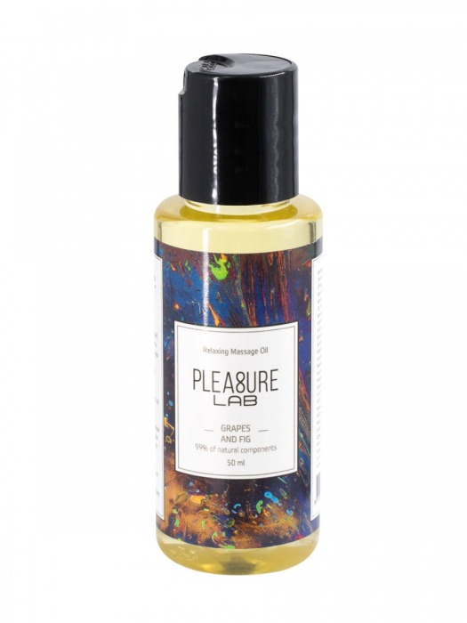 Массажное масло Pleasure Lab Relaxing с ароматом винограда и инжира - 50 мл. - Pleasure Lab - купить с доставкой в Рязани