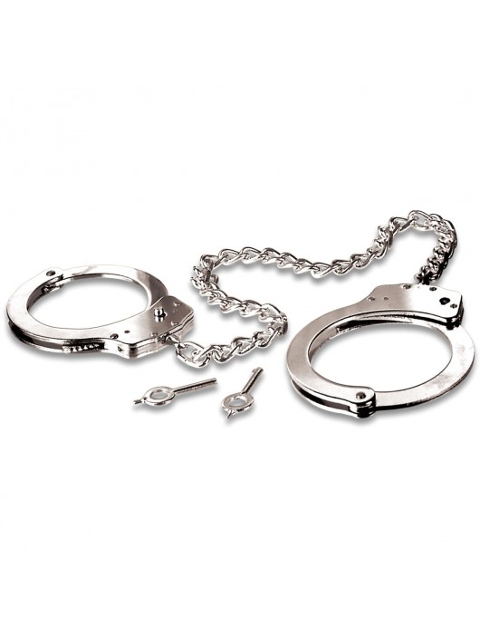 Металлические наручники Metal Leg Cuffs - Pipedream - купить с доставкой в Рязани