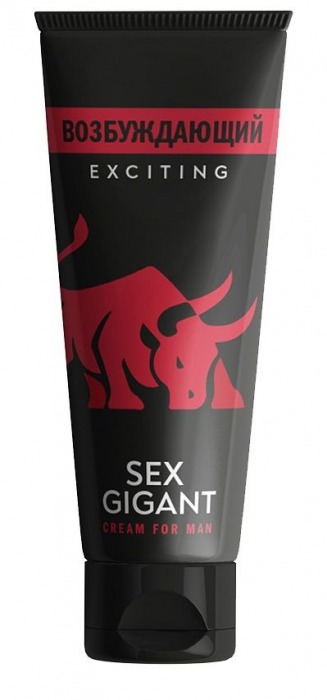 Возбуждающий крем для мужчин Sex Gigant - 80 мл. - Миагра - купить с доставкой в Рязани
