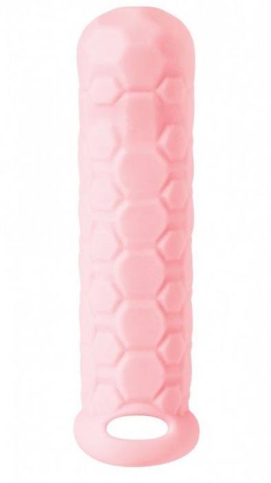 Розовый фаллоудлинитель Homme Long - 15,5 см. - Lola Games - в Рязани купить с доставкой