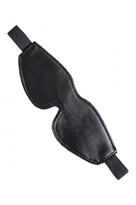 Черная маска Anonymo из искусственной кожи - ToyFa - купить с доставкой в Рязани