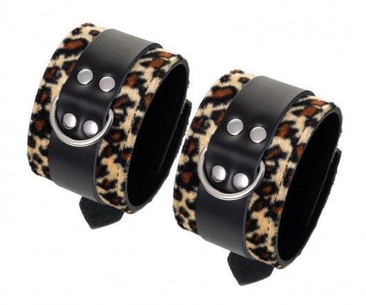 Наручники Anonymo с анималистическим принтом - ToyFa - купить с доставкой в Рязани