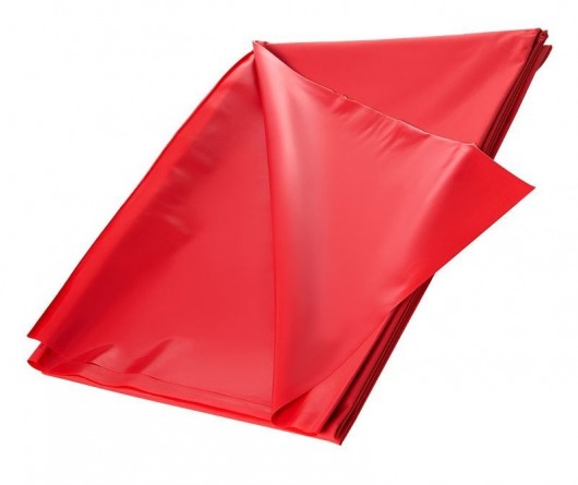 Красная простыня для секса из ПВХ - 220 х 200 см. - ToyFa - купить с доставкой в Рязани