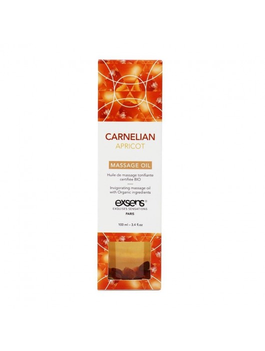 Органическое массажное масло CARNELIAN APRICOT - 100 мл. - Exsens - купить с доставкой в Рязани