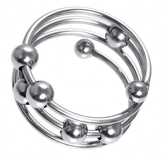 Большое металлическое кольцо под головку пениса - ToyFa - купить с доставкой в Рязани