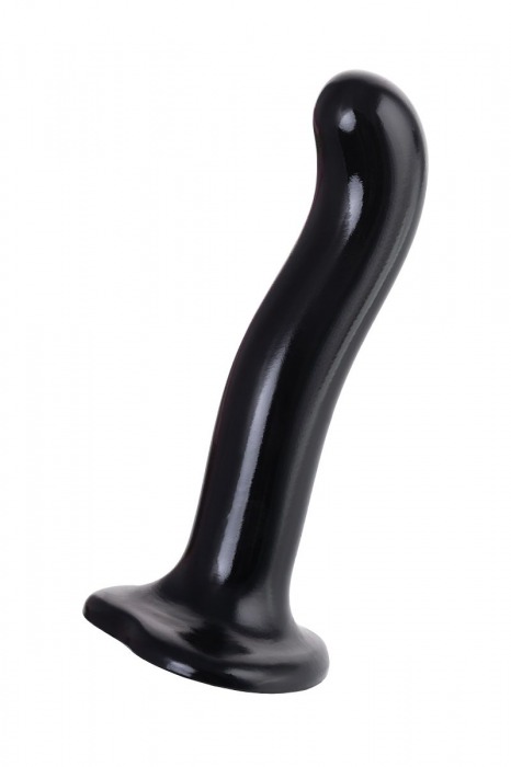 Черный стимулятор для пар P G-Spot Dildo Size L - 19 см. - Strap-on-me - в Рязани купить с доставкой
