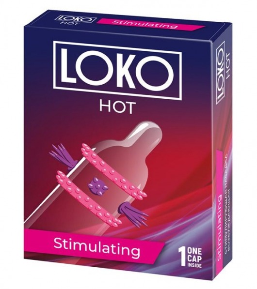 Стимулирующая насадка на пенис LOKO HOT с возбуждающим эффектом - Sitabella - в Рязани купить с доставкой