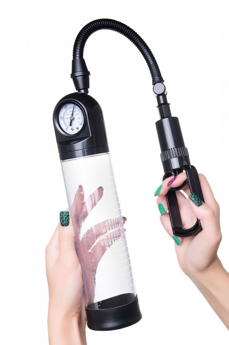 Прозрачная механическая помпа Helmer с манометром - Sexus - в Рязани купить с доставкой