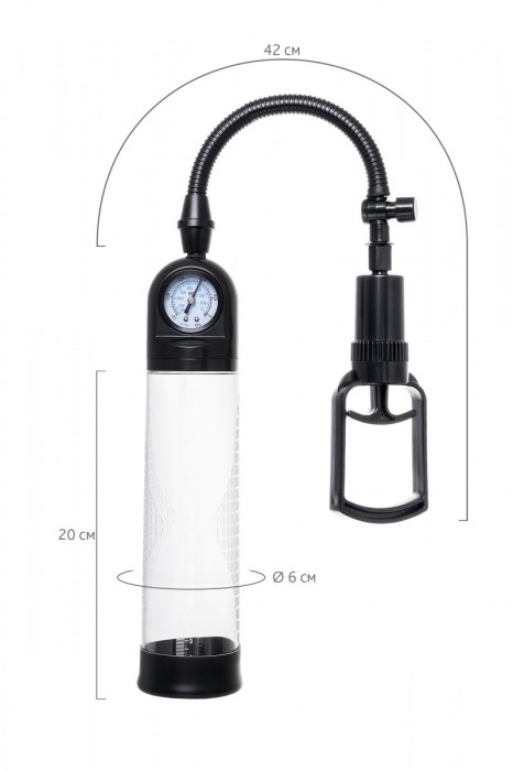 Прозрачная механическая помпа Helmer с манометром - Sexus - в Рязани купить с доставкой