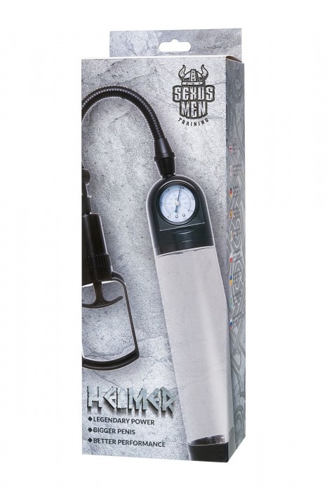 Прозрачная механическая помпа Helmer с манометром - Sexus - в Рязани купить с доставкой