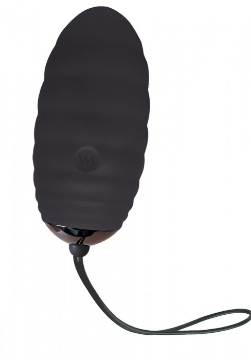 Черное виброяйцо с пультом ДУ Ocean Breeze 2.0 + LRS - Adrien Lastic