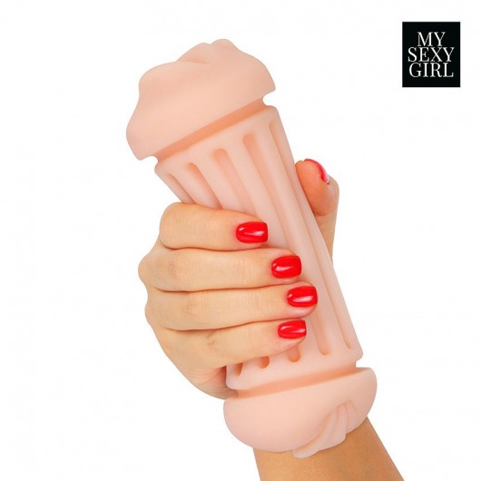 Двусторонний мастурбатор - ротик и вагина - Bior toys - в Рязани купить с доставкой