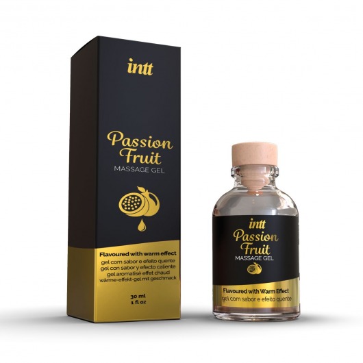 Массажный гель с ароматом маракуйи Passion Fruit - 30 мл. - INTT - купить с доставкой в Рязани