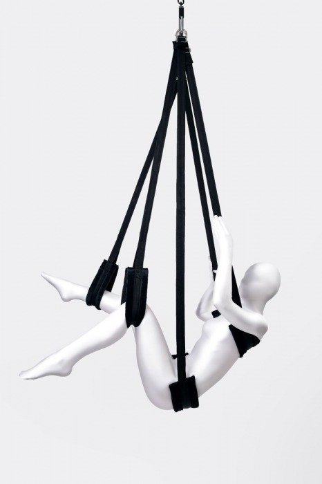 Черные секс-качели Anonymo №0503 - ToyFa - купить с доставкой в Рязани