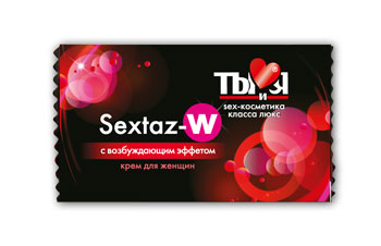 Возбуждающий крем для женщин Sextaz-W в одноразовой упаковке - 1,5 гр. - Биоритм - купить с доставкой в Рязани