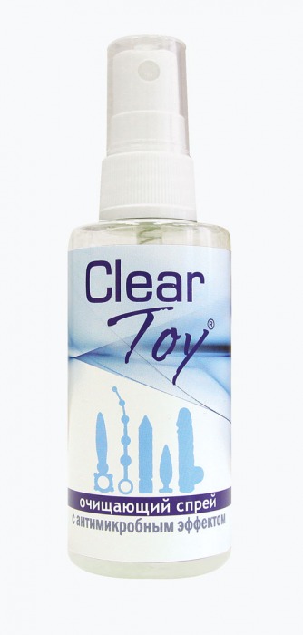 Очищающий спрей Clear Toy с антимикробным эффектом - 100 мл. - Биоритм - купить с доставкой в Рязани