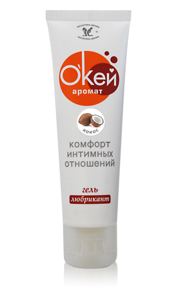 Гель-лубрикант  Окей  с ароматом кокоса - 50 гр. - Биоритм - купить с доставкой в Рязани