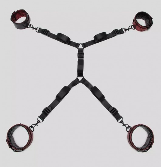 Изысканный набор фиксаций на кровати Reversible Under Mattress Restraint Set - Fifty Shades of Grey - купить с доставкой в Рязани