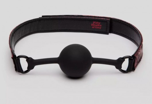Кляп-шар на двусторонних ремешках Reversible Silicone Ball Gag - Fifty Shades of Grey - купить с доставкой в Рязани