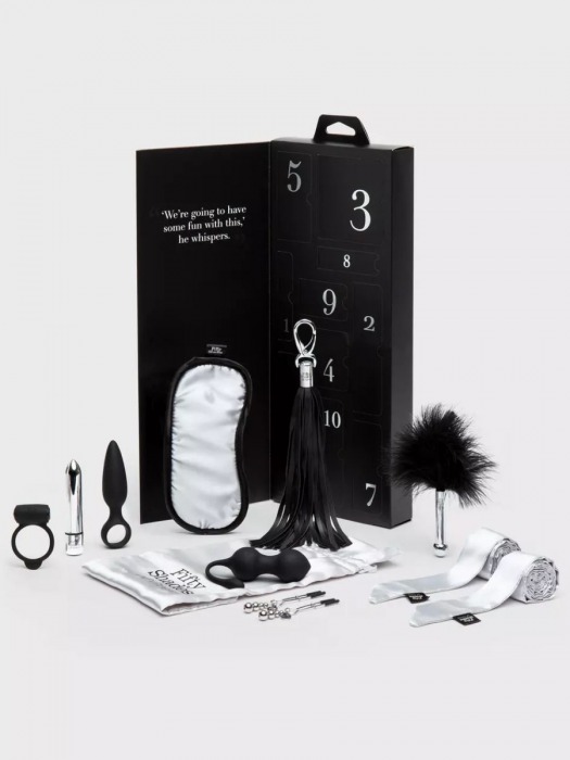 Эротический набор Pleasure Overload 10 Days of Play Gift Set - Fifty Shades of Grey - купить с доставкой в Рязани