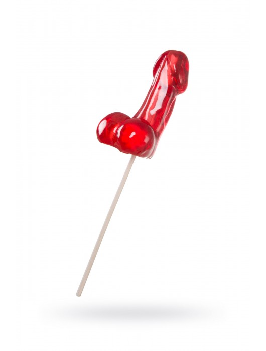 Красный леденец в форме фаллоса со вкусом виски - Sosuчki - купить с доставкой в Рязани