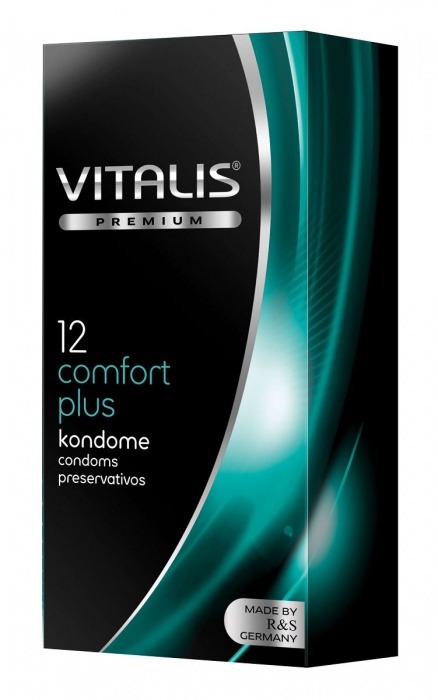 Контурные презервативы VITALIS PREMIUM comfort plus - 12 шт. - Vitalis - купить с доставкой в Рязани