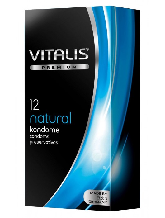 Классические презервативы VITALIS PREMIUM natural - 12 шт. - Vitalis - купить с доставкой в Рязани
