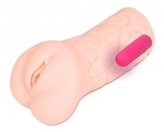 Телесный вибромастурбатор-вагина Tattoo Auto - KOKOS - в Рязани купить с доставкой