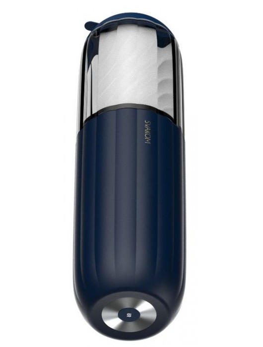 Черно-белый интерактивный мастурбатор Alex Neo 2 - Svakom - в Рязани купить с доставкой