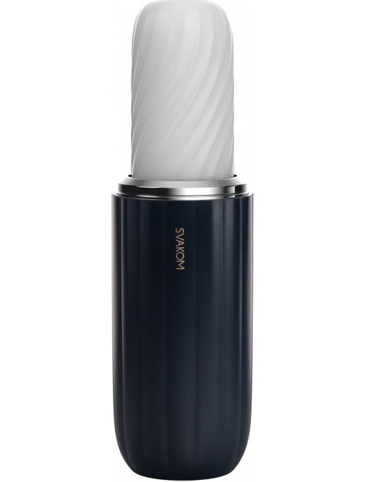 Черно-белый интерактивный мастурбатор Alex Neo 2 - Svakom - в Рязани купить с доставкой