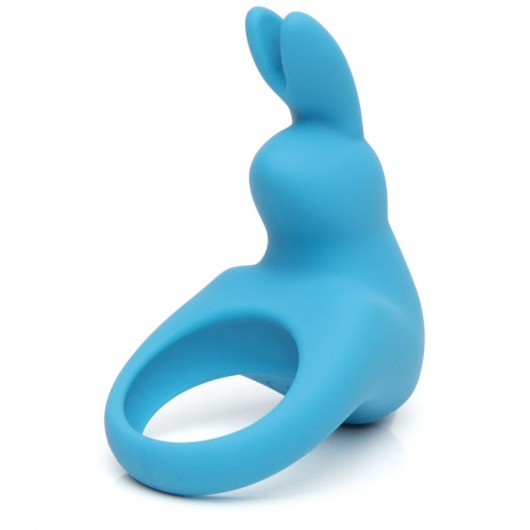 Голубое эрекционное виброкольцо Happy Rabbit Rechargeable Rabbit Cock Ring - Happy Rabbit - в Рязани купить с доставкой