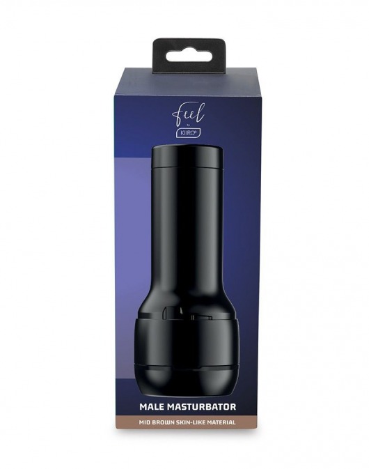 Коричневый мастурбатор-вагина Feel Stroker - Kiiroo - в Рязани купить с доставкой