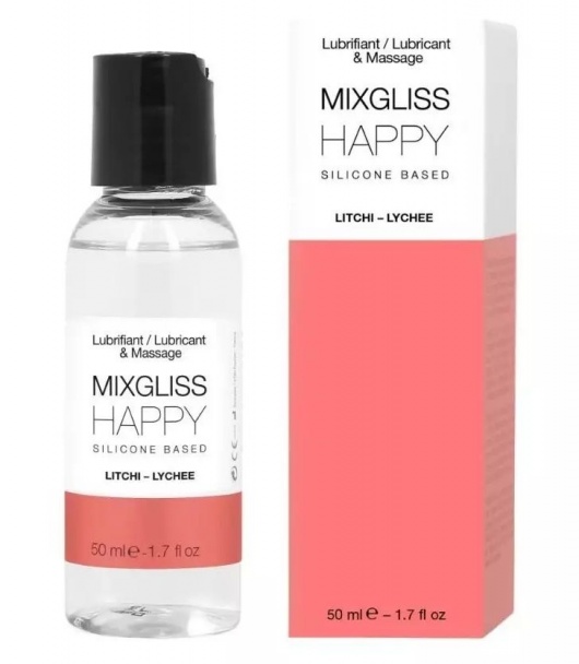 Смазка на силиконовой основе Mixgliss Happy - 50 мл. - Mixgliss - купить с доставкой в Рязани