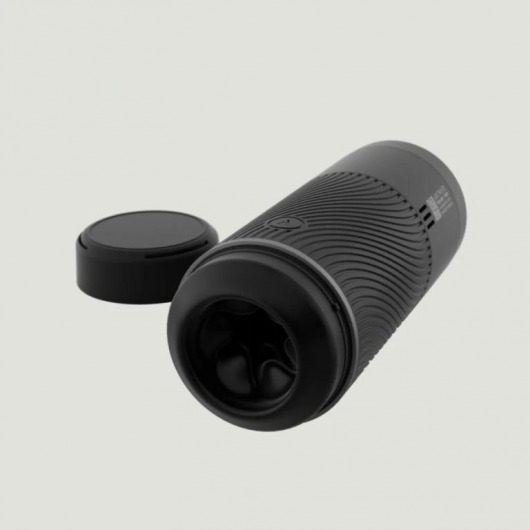 Черный мастурбатор с контролем всасывания Arcwave Pow Stroker - Arcwave - в Рязани купить с доставкой