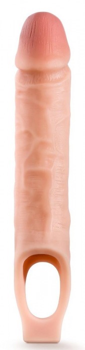 Телесная насадка на пенис 10 Inch Cock Sheath Extender - 25 см. - Blush Novelties - в Рязани купить с доставкой