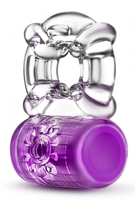 Фиолетовое эрекционное виброкольцо Pleaser Rechargeable C-Ring - Blush Novelties - в Рязани купить с доставкой