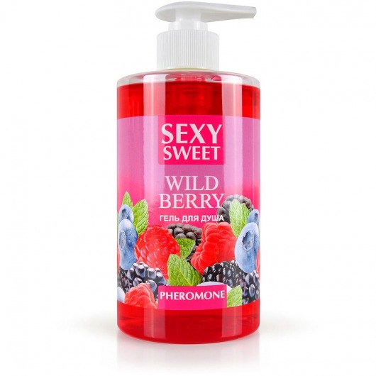 Гель для душа Sexy Sweet Wild Berry с ароматом лесных ягод и феромонами - 430 мл. -  - Магазин феромонов в Рязани